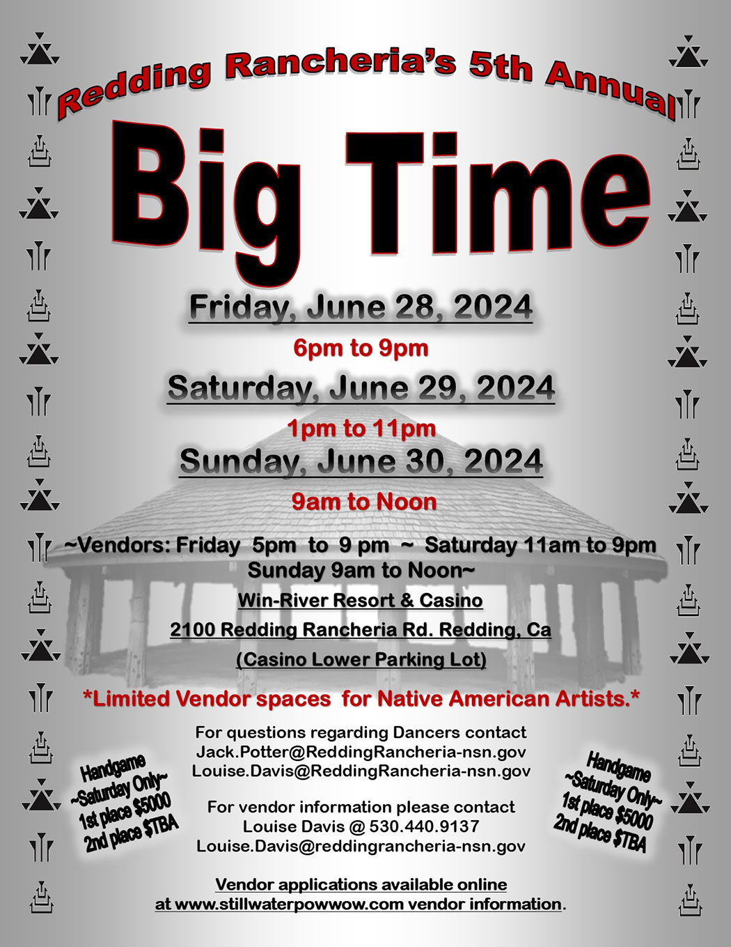 Events Calendar Redding Rancheria